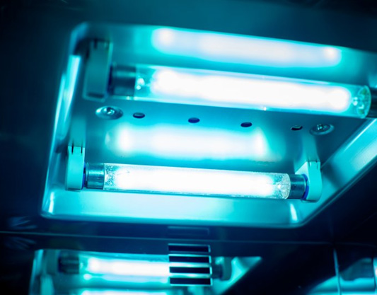 UV lights for quality air conditioning